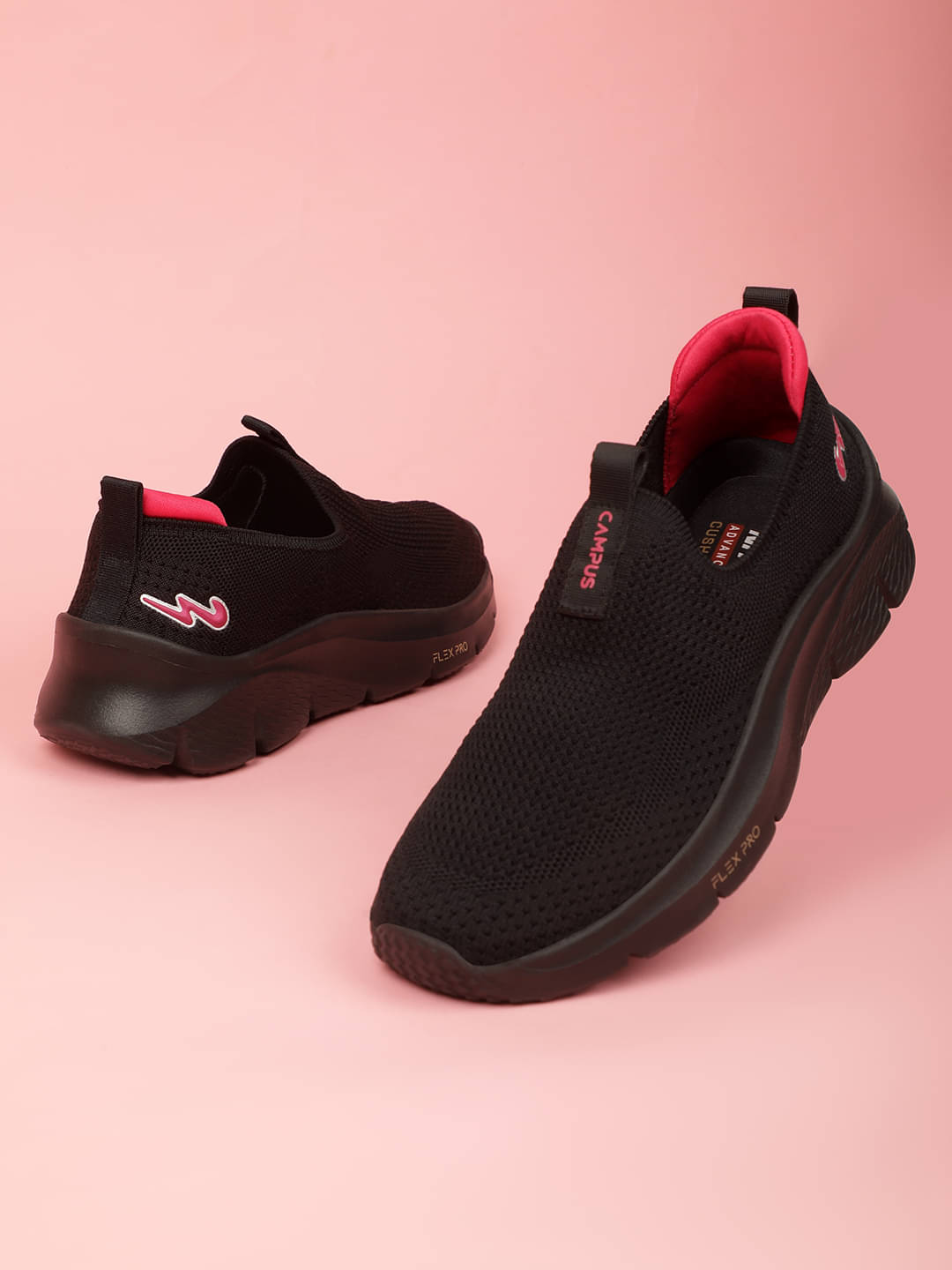     			Campus Black Women's Slip On