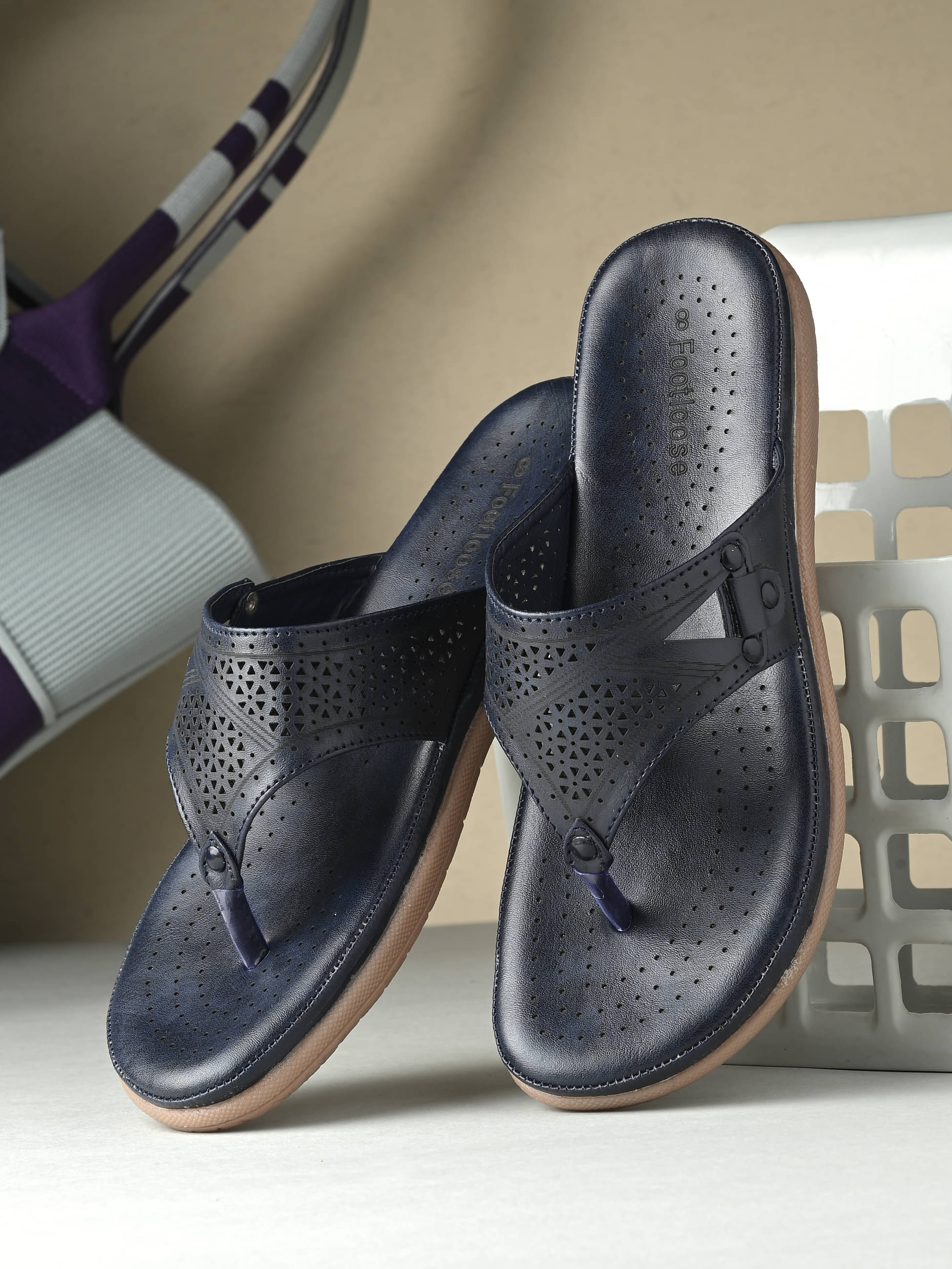     			Footloose Blue Women's Flats