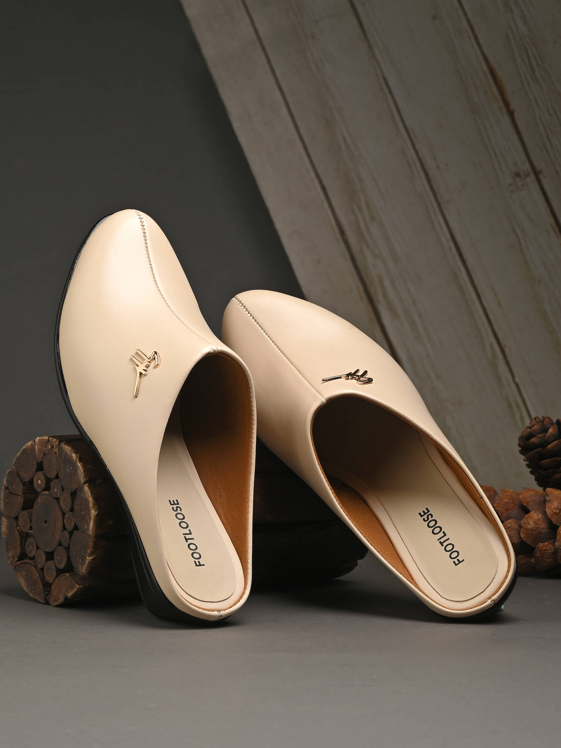 Footloose Maroon Women's Mules - Ethnic Shoes | Buy online on ZillyBuy