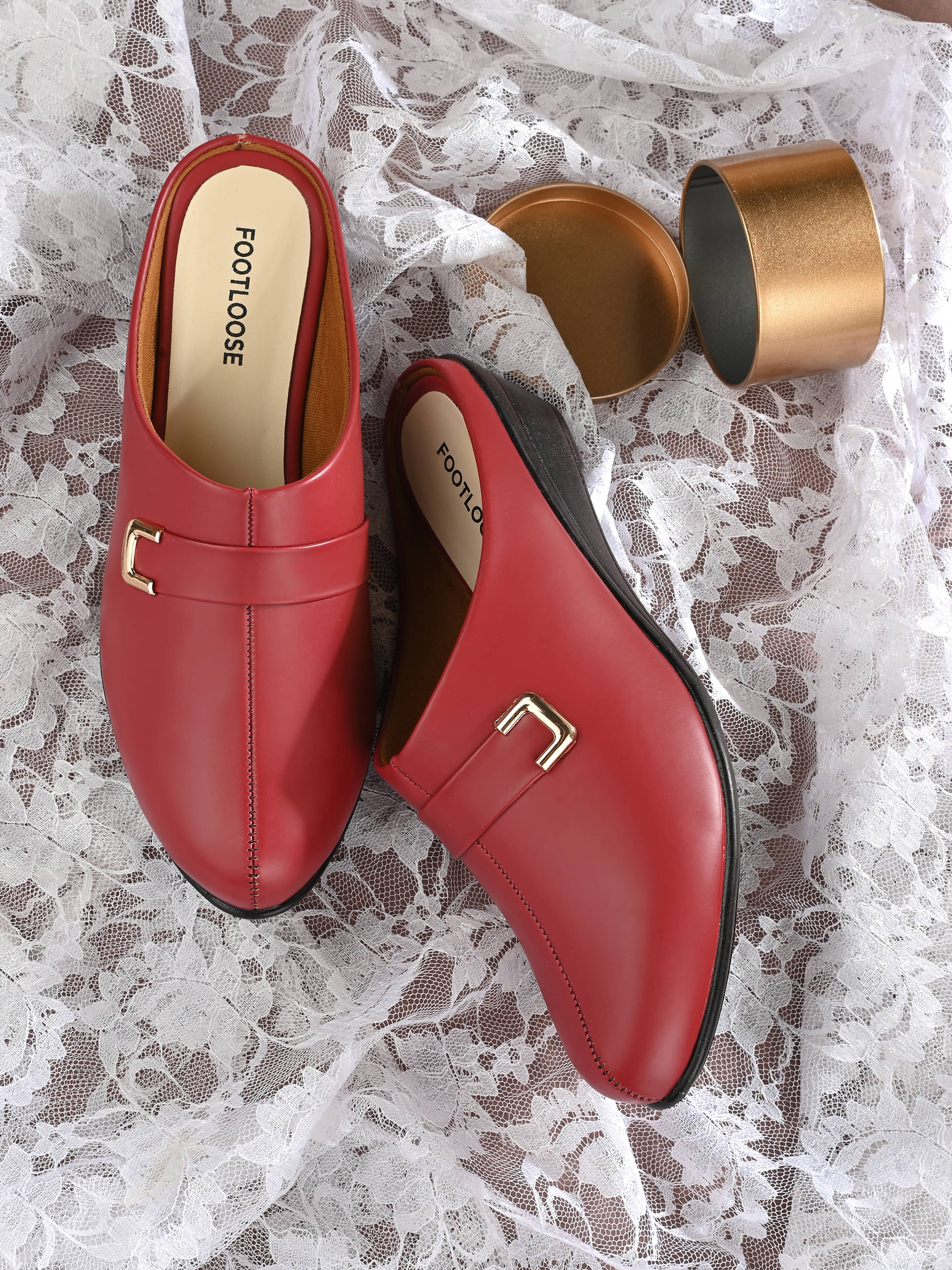 Footloose Maroon Women's Mules Footloose Maroon Women's Mules