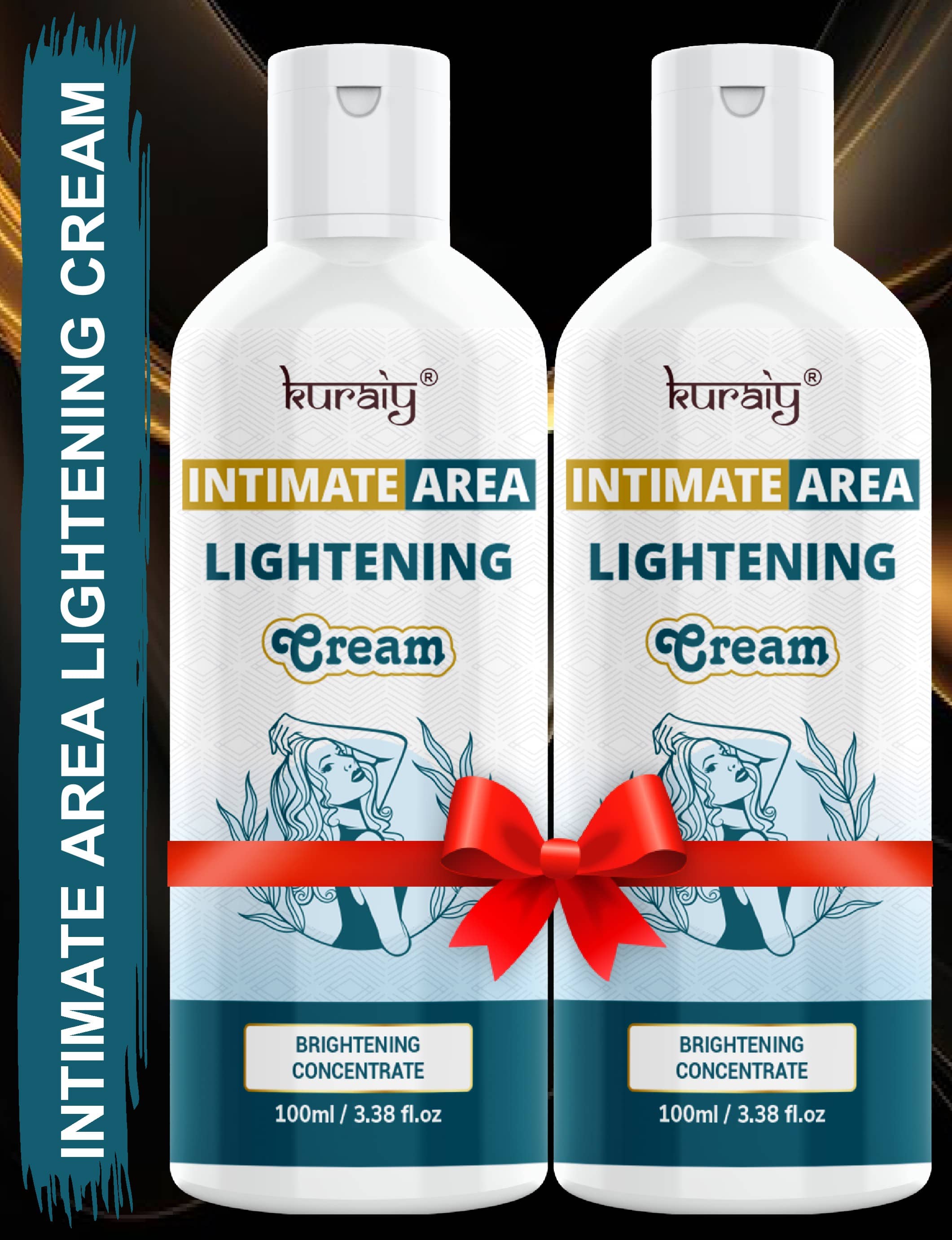 KURAIY Skin Whitening Cream For Dark/Age Spots, Uneven Skin Shade - 100ml Pack Of 2