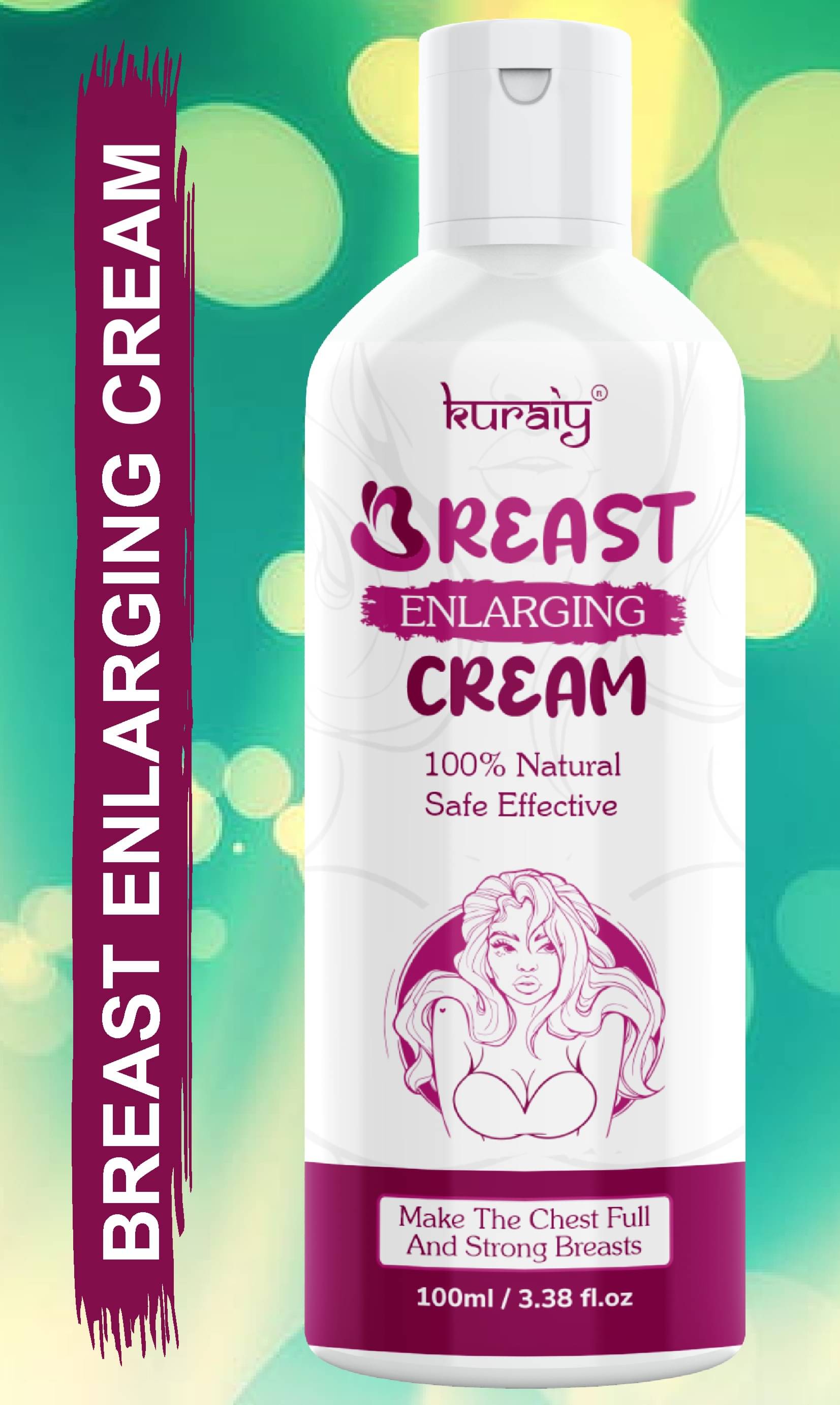     			KURAIY Breast Enlargement Cream Collagen Wrinkle Lift Firm Body Care Women care