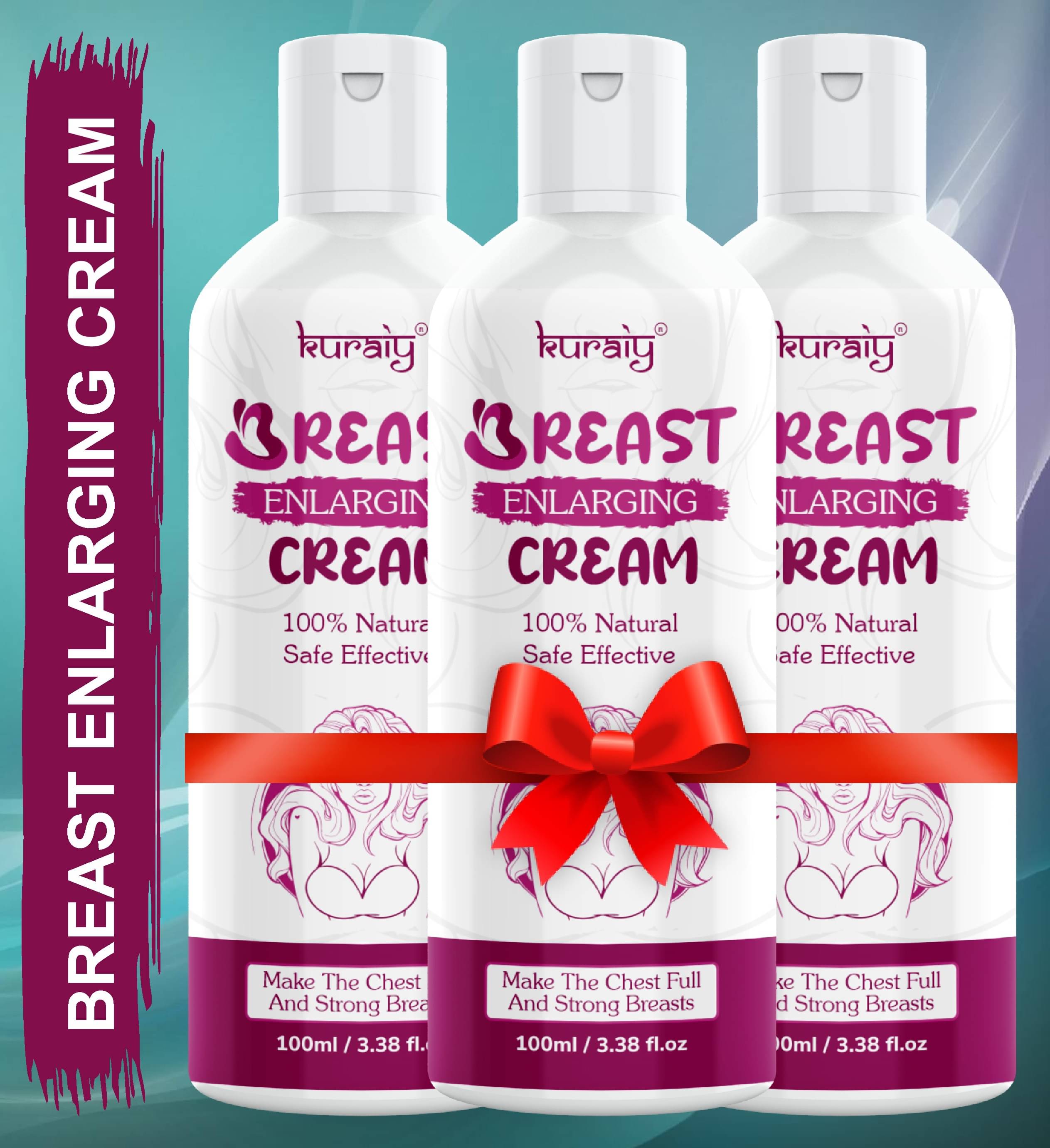     			KURAIY Breast Tightening and Lifting Breast Enhancement Cream 100ml Pack Of 3