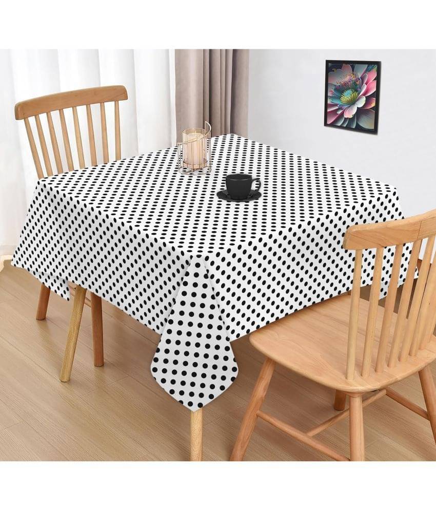     			Oasis Hometex Printed Cotton 2 Seater Square Table Cover ( 102 x 102 ) cm Pack of 1 Black