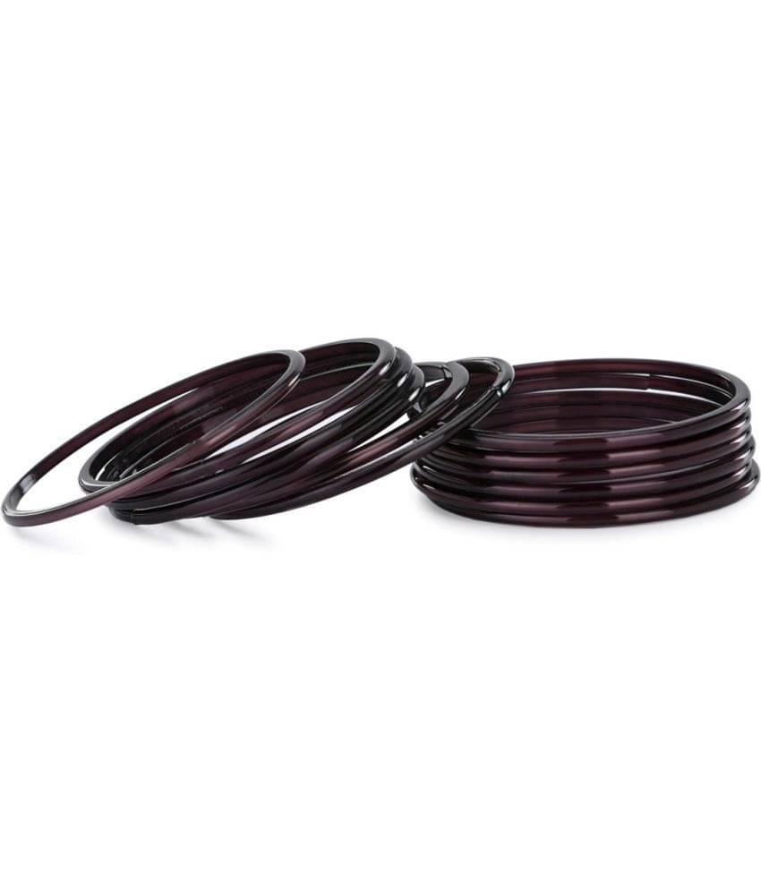 Somil Brown Bangle Set ( Pack of 12 ) Somil Brown Bangle Set ( Pack of 12 )