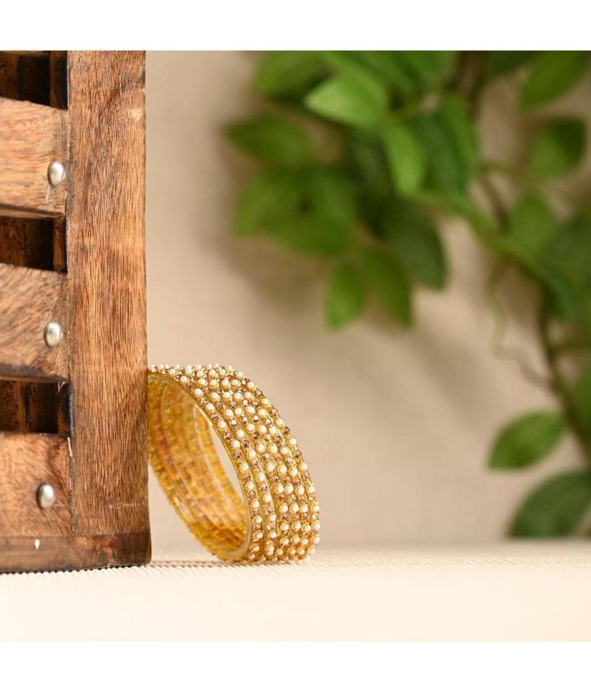 Somil Gold Bangle Set ( Pack of 12 ) Somil Gold Bangle Set ( Pack of 12 )