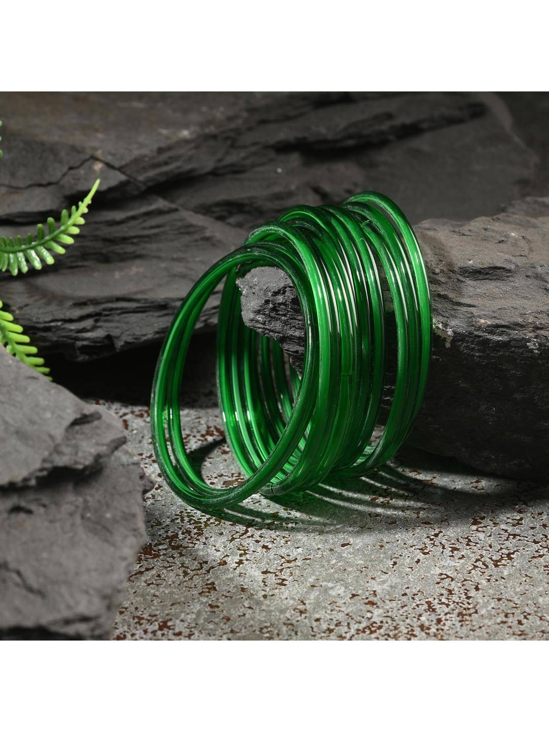 Somil Green Bangle Set ( Pack of 12 ) Somil Green Bangle Set ( Pack of 12 )