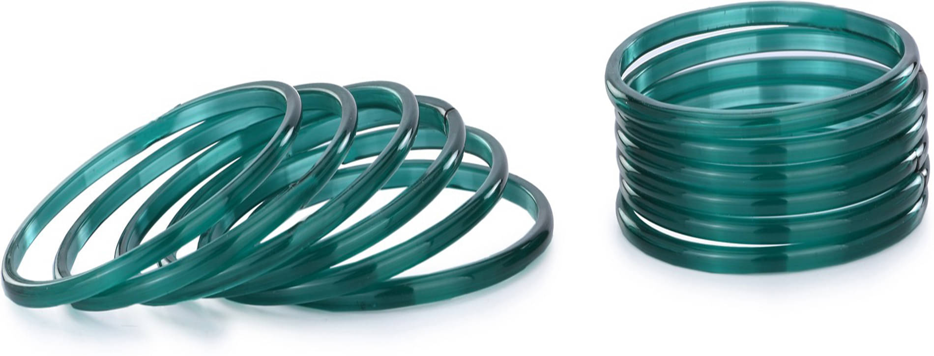 Somil Green Bangle Set ( Pack of 12 ) Somil Green Bangle Set ( Pack of 12 )
