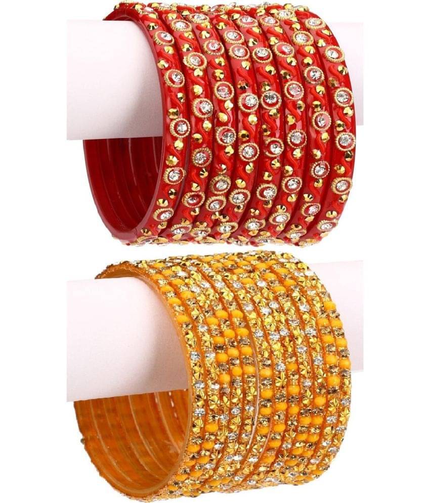     			Somil Multicolor Bangle Set ( Pack of 24 )