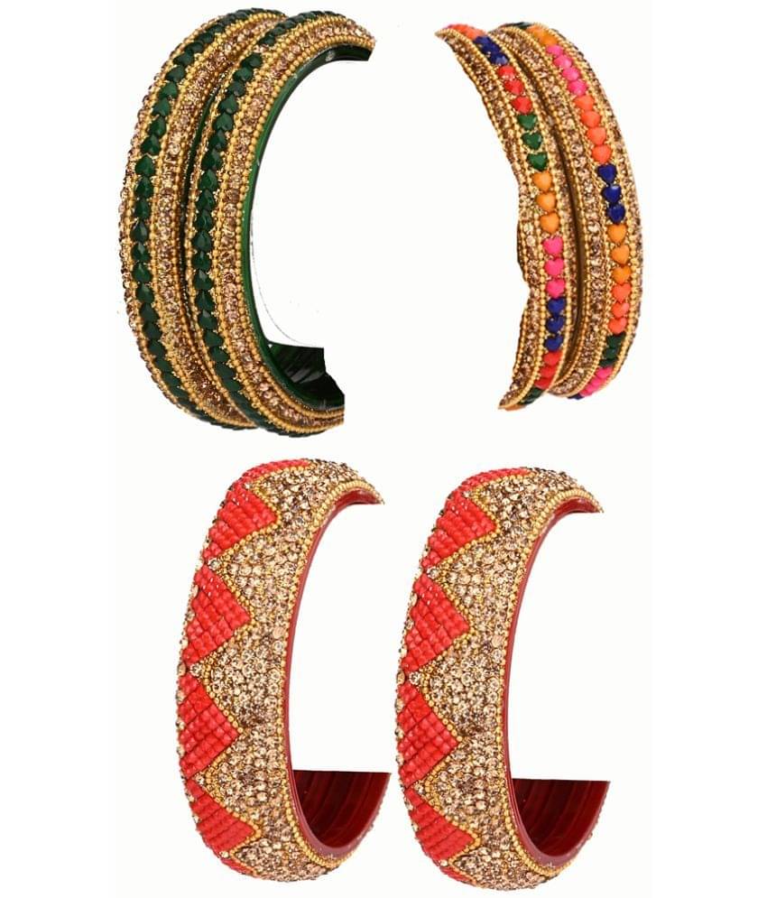 Somil Multicolor Bangle Set ( Pack of 24 ) Somil Multicolor Bangle Set ( Pack of 24 )