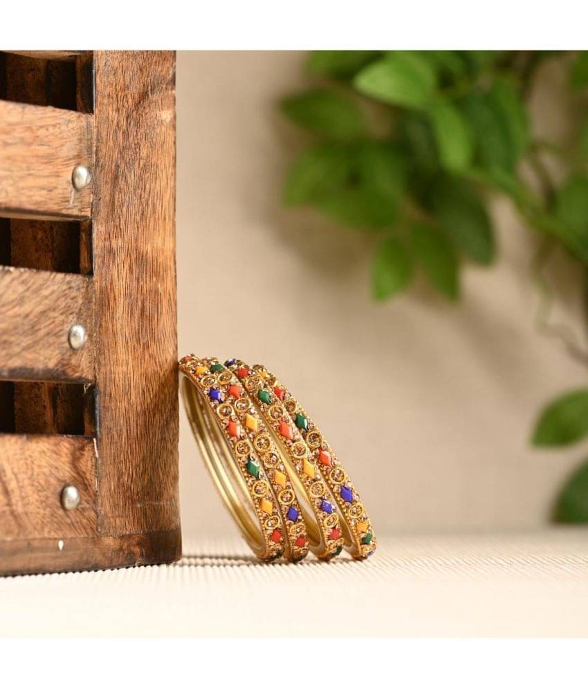 Somil Multicolor Bangle Set ( Pack of 8 ) Somil Multicolor Bangle Set ( Pack of 8 )