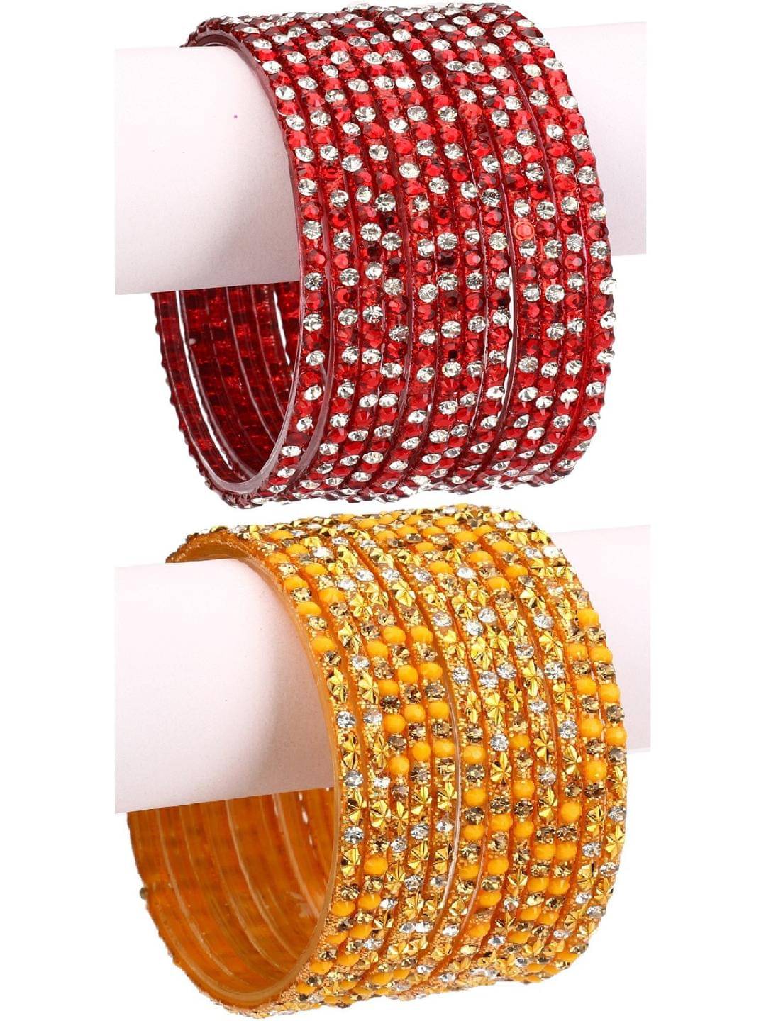     			Somil Multicolor Bangle Set ( Pack of 24 )