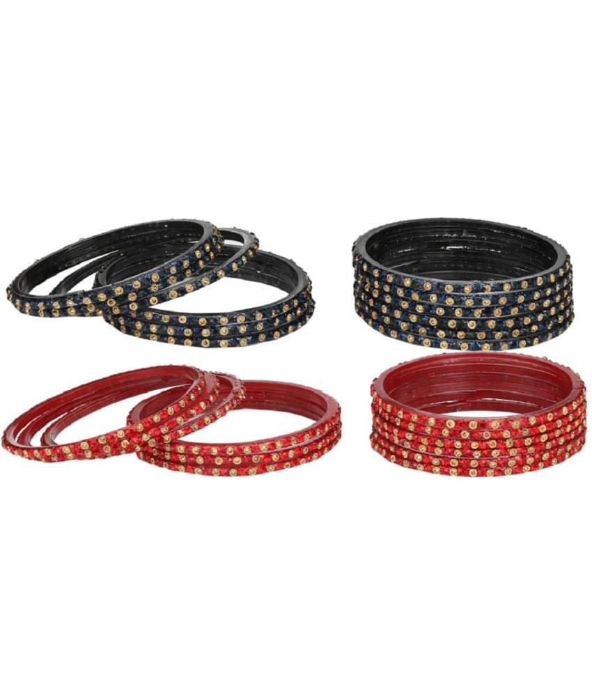     			Somil Multicolor Bangle Set ( Pack of 24 )