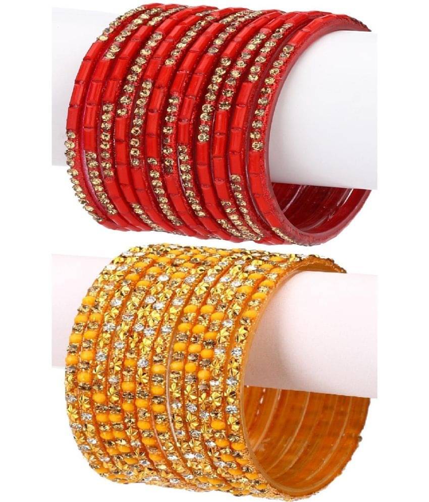 Somil Multicolor Bangle Set ( Pack of 24 ) Somil Multicolor Bangle Set ( Pack of 24 )