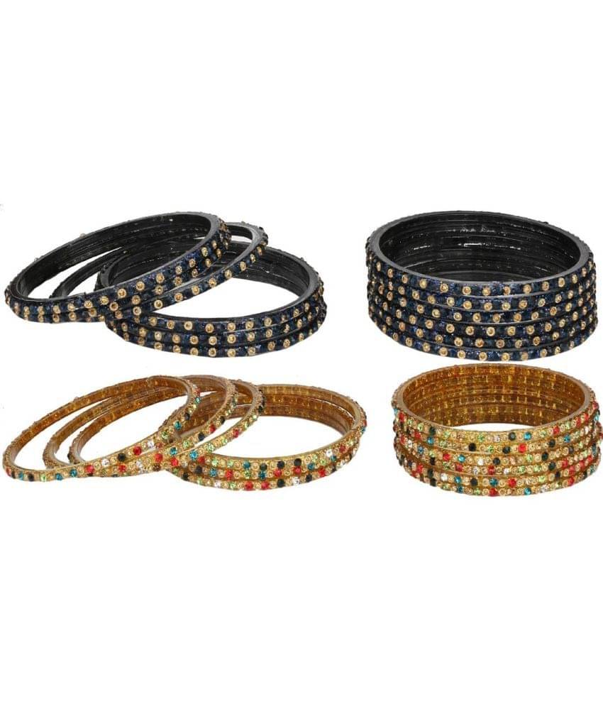 Somil Multicolor Bangle Set ( Pack of 24 ) Somil Multicolor Bangle Set ( Pack of 24 )