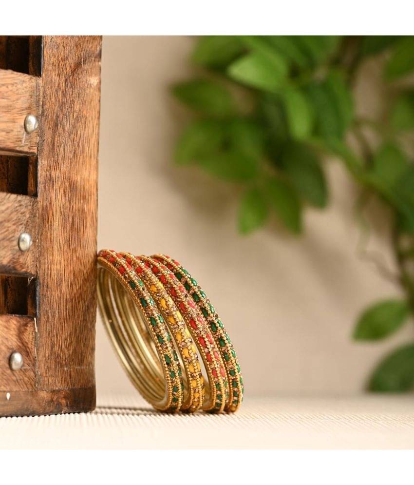 Somil Multicolor Bangle Set ( Pack of 8 ) Somil Multicolor Bangle Set ( Pack of 8 )