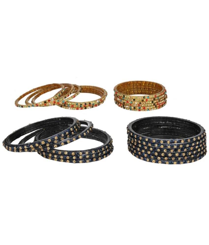 Somil Multicolor Bangle Set ( Pack of 24 ) Somil Multicolor Bangle Set ( Pack of 24 )