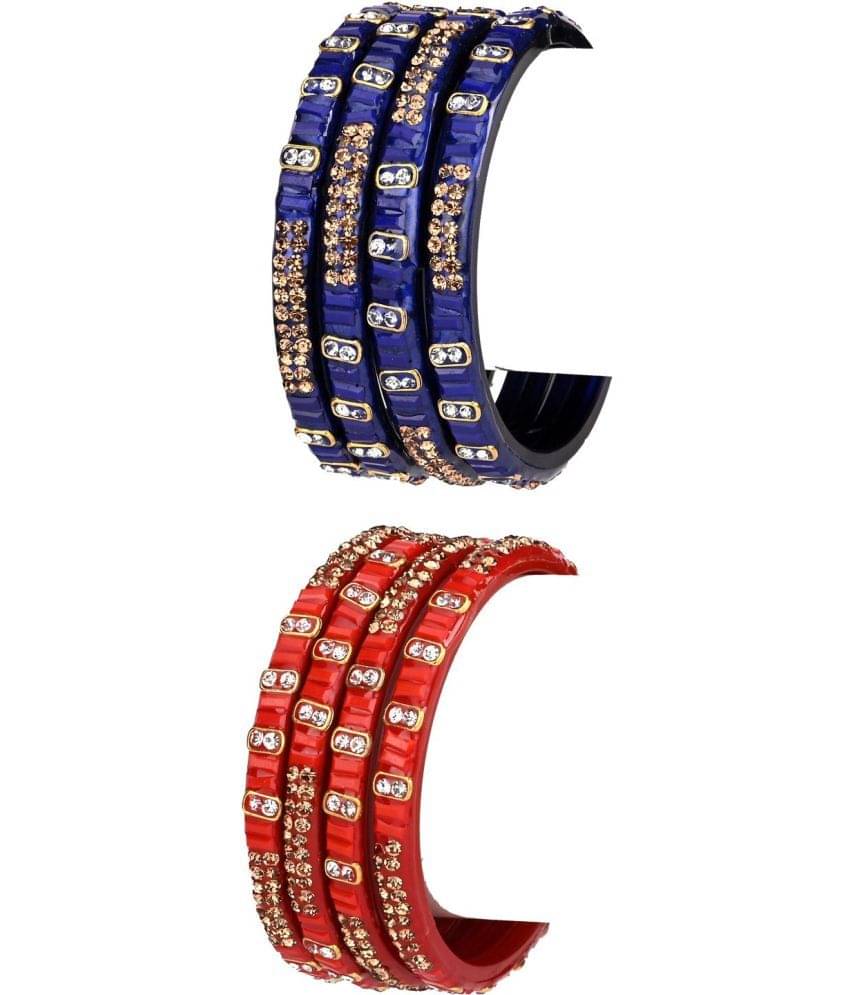 Somil Multicolor Bangle Set ( Pack of 8 ) Somil Multicolor Bangle Set ( Pack of 8 )