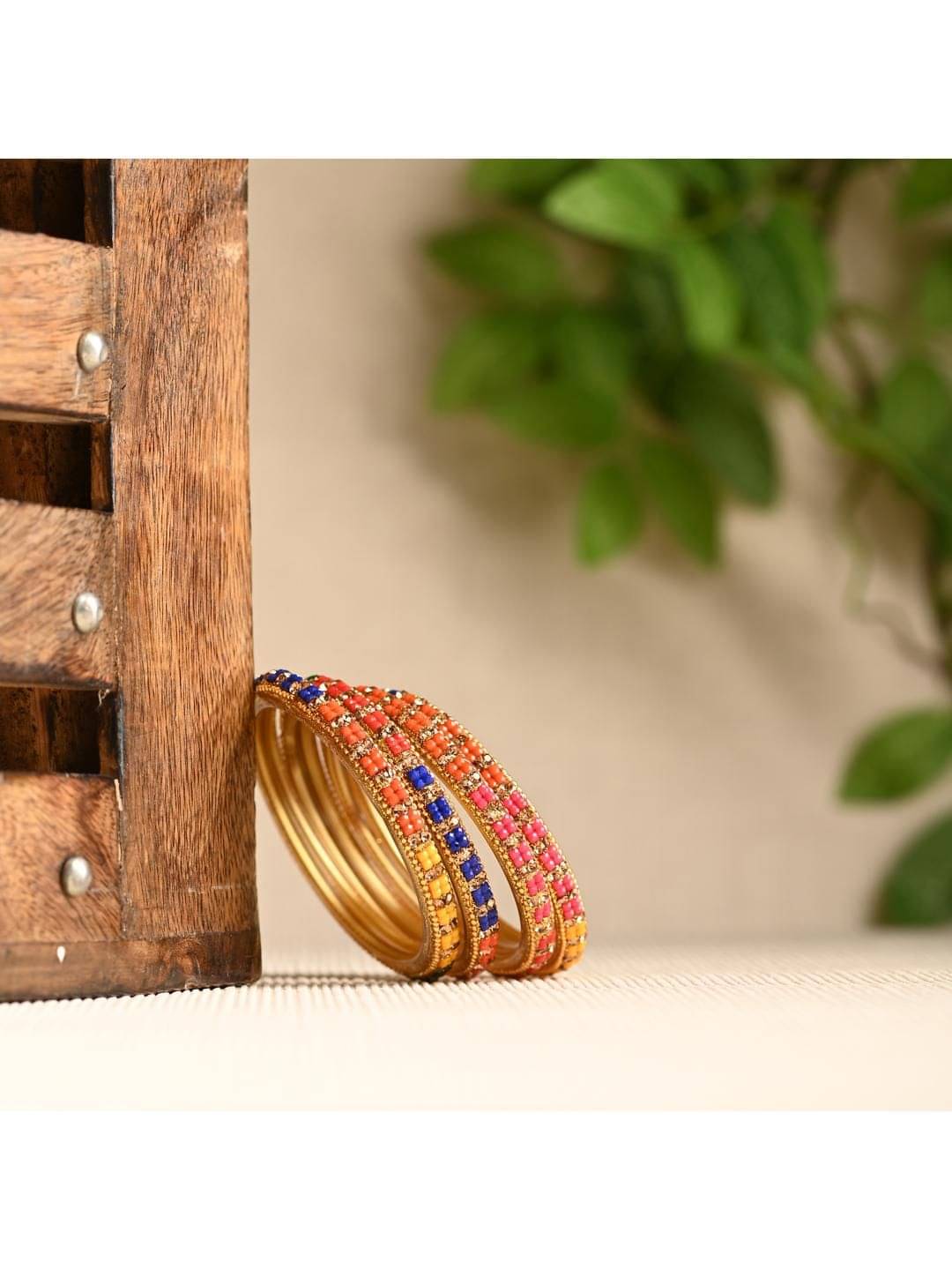     			Somil Multicolor Bangle Set ( Pack of 8 )