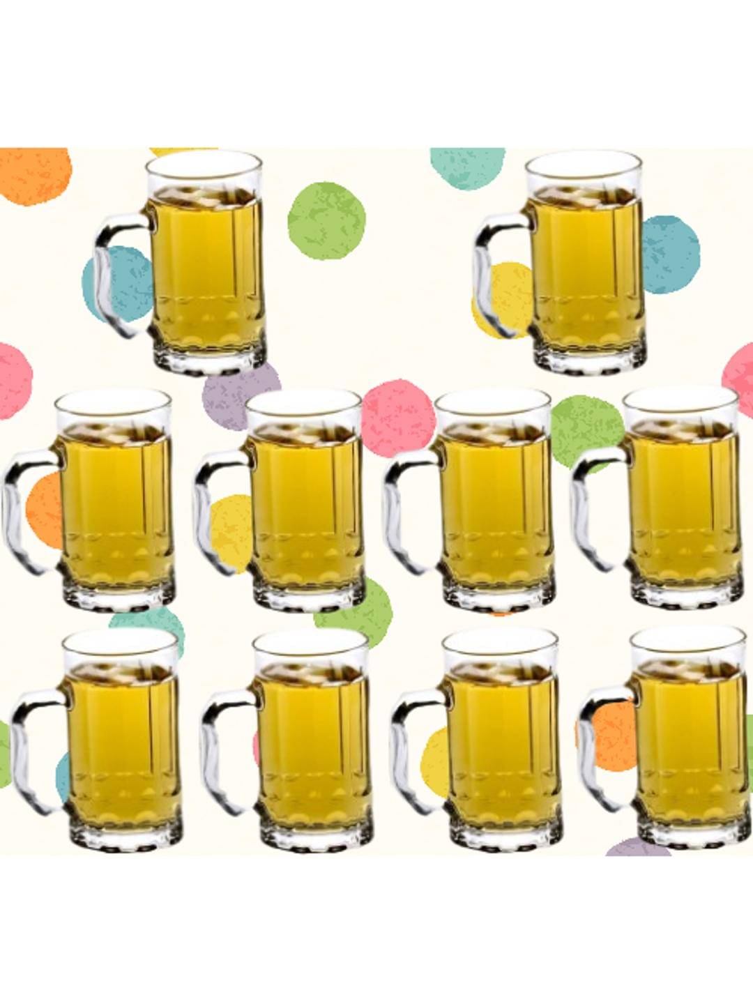 Somil Perfect Glasses/ Mug Ethnic Glass Travel Mug 400 mL ( Pack of 10 ) Somil Perfect Glasses/ Mug Ethnic Glass Travel Mug 400 mL ( Pack of 10 )