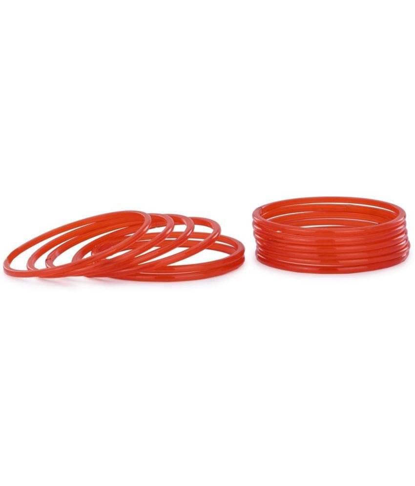     			Somil Red Bangle Set ( Pack of 12 )