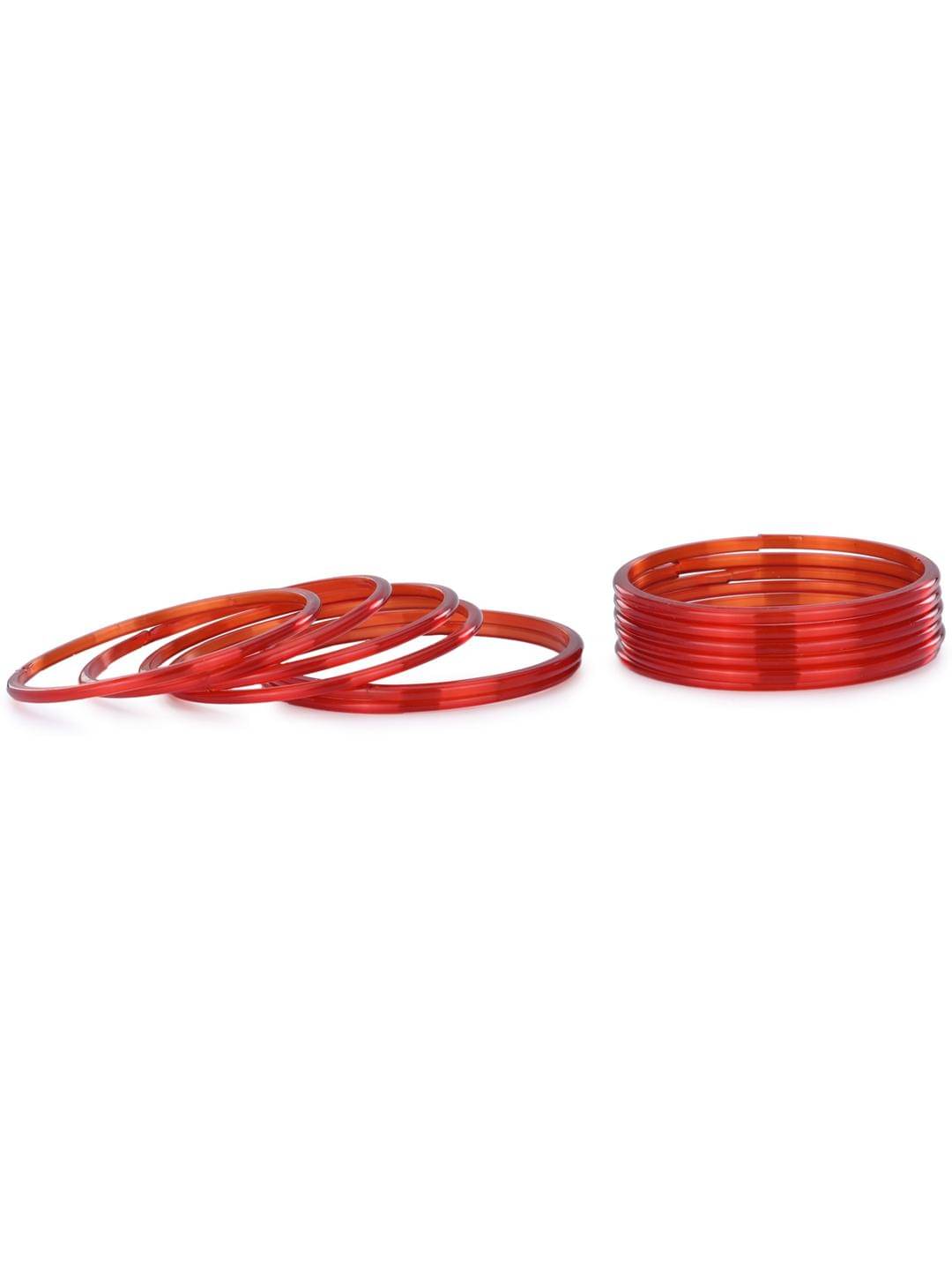     			Somil Red Bangle Set ( Pack of 12 )