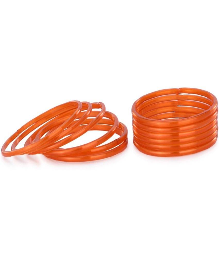     			Somil Yellow Bangle Set ( Pack of 12 )