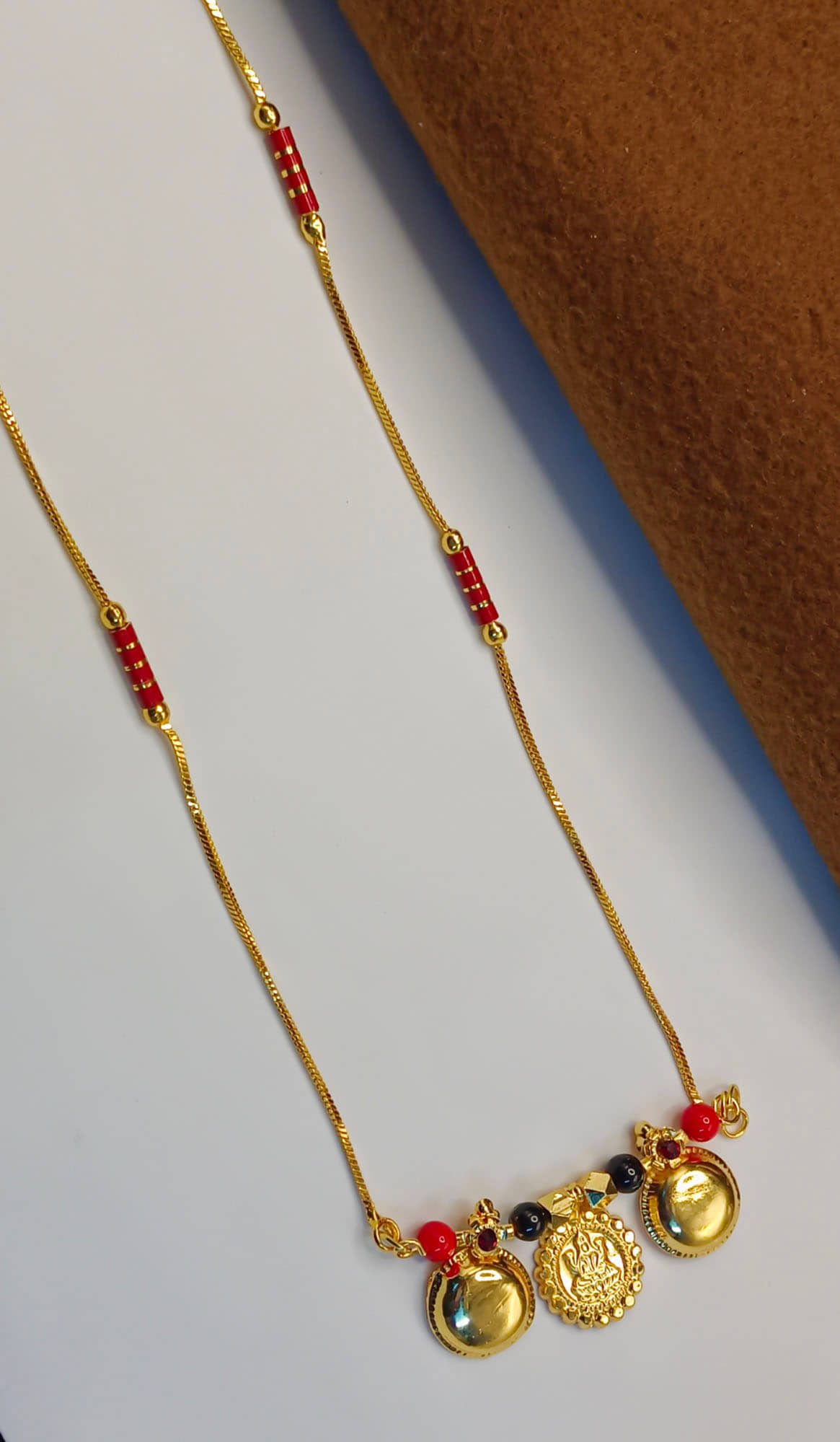 shankhraj mall Golden Mangalsutra ( Pack of 1 )