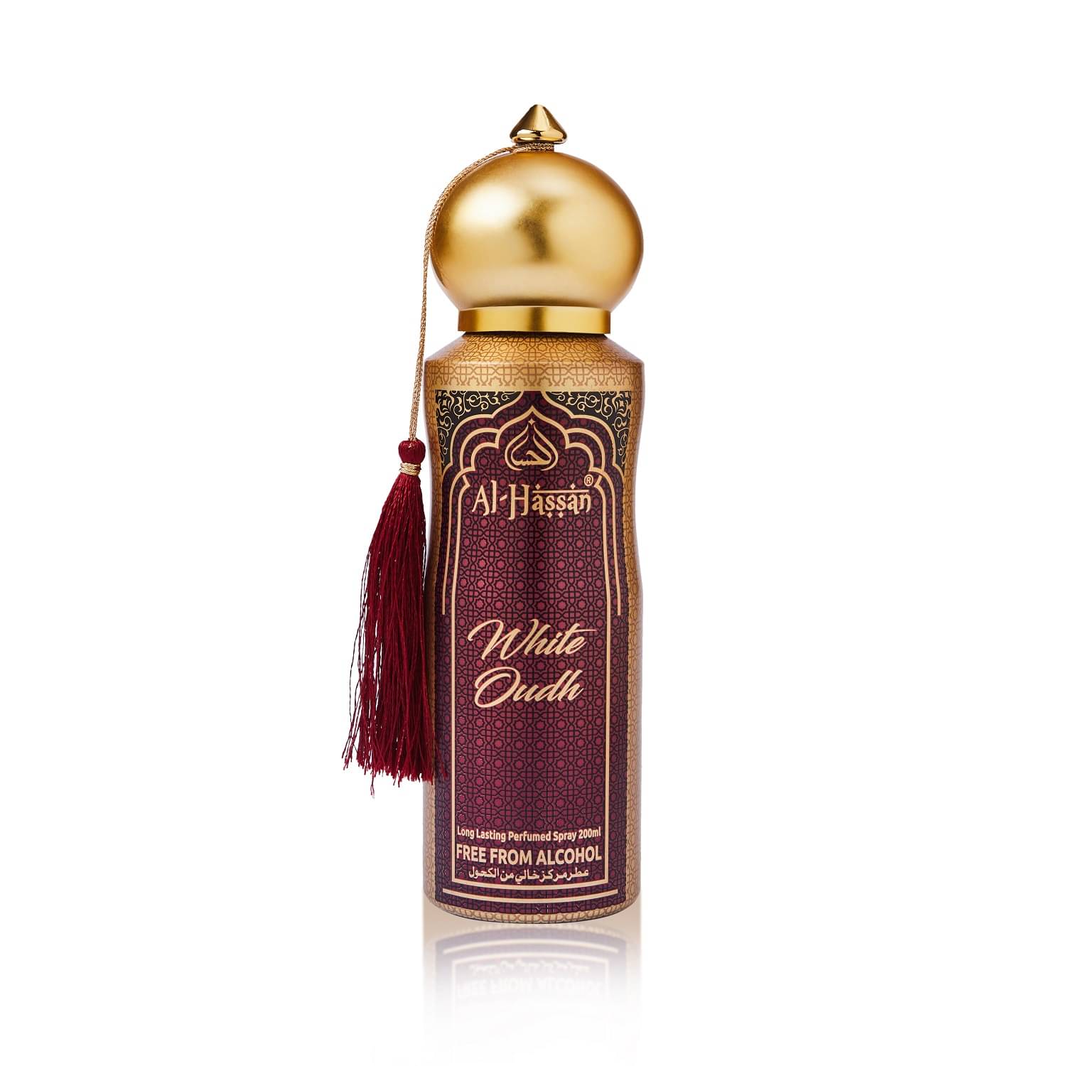 Al - Hassan White Oudh Perfumed Spray For Men & Women Long Lasting Body Spray 200 ml (Pack of 1) Al - Hassan White Oudh Perfumed Spray For Men & Women Long Lasting Body Spray 200 ml (Pack of 1)