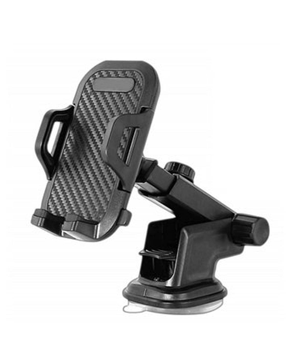AutoPowerz Dashboard & Windshield Double Clamp Car Mobile Holder - Black AutoPowerz Dashboard & Windshield Double Clamp Car Mobile Holder - Black