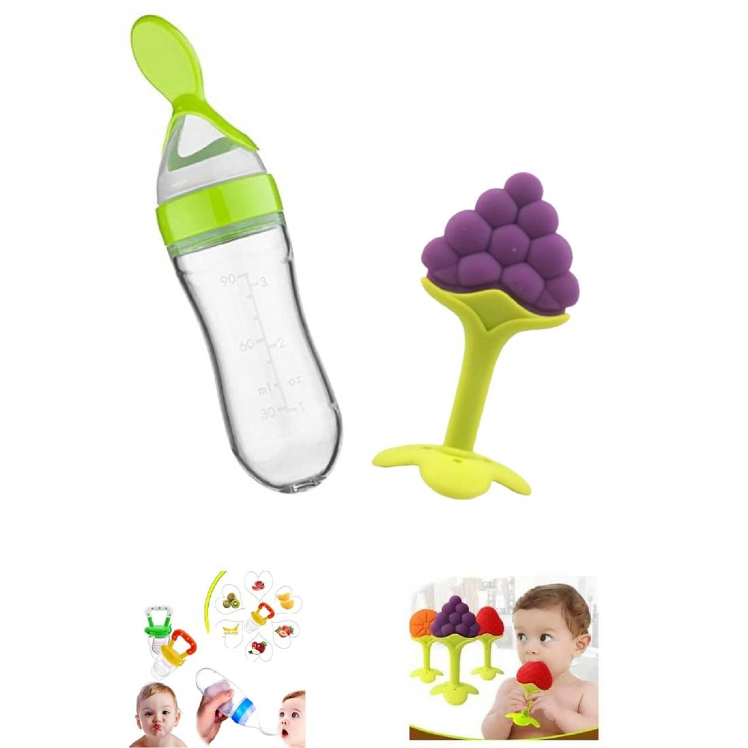 BBYARAJ 90 Multicolor Feeding Bottle ( Pack of 2 ) BBYARAJ 90 Multicolor Feeding Bottle ( Pack of 2 )