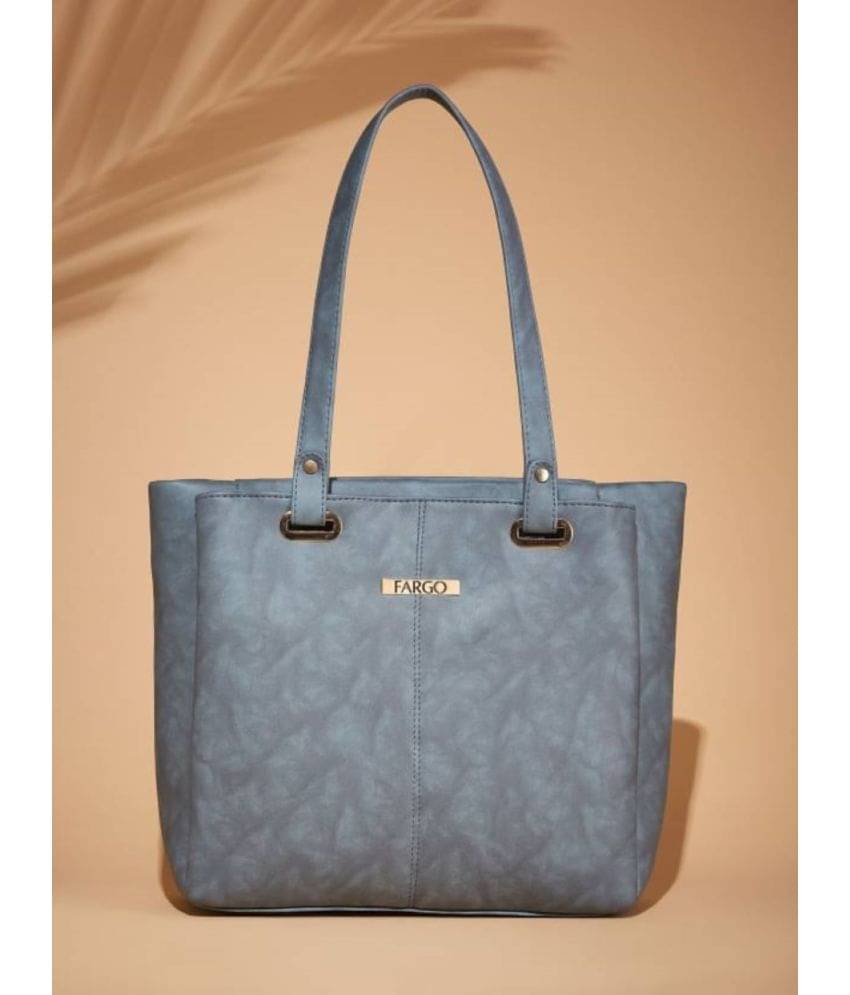     			Fargo Light Grey PU Shoulder Bag