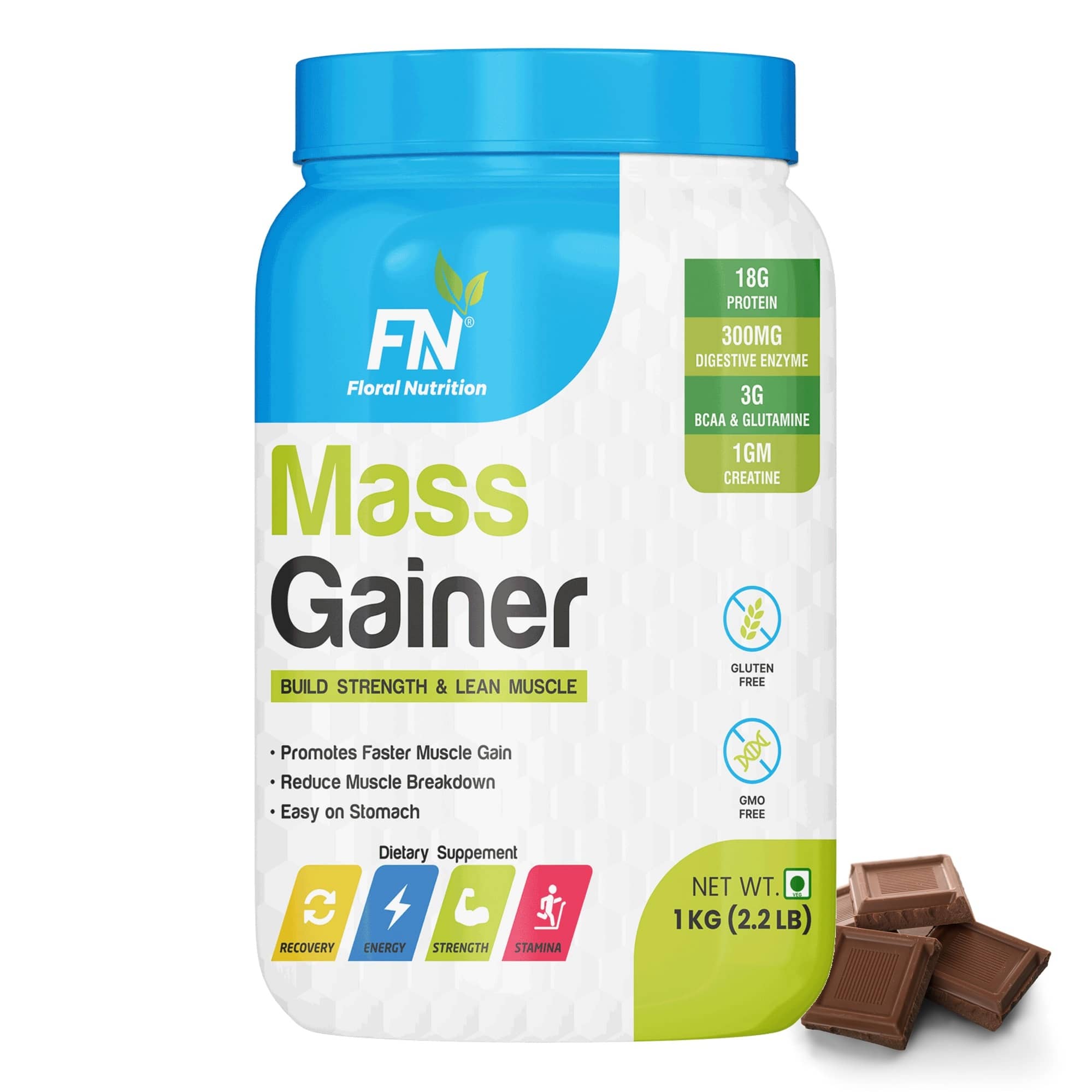 Floral Nutrition Rich Chocolate Mass Gainer ( Pack of 1 )