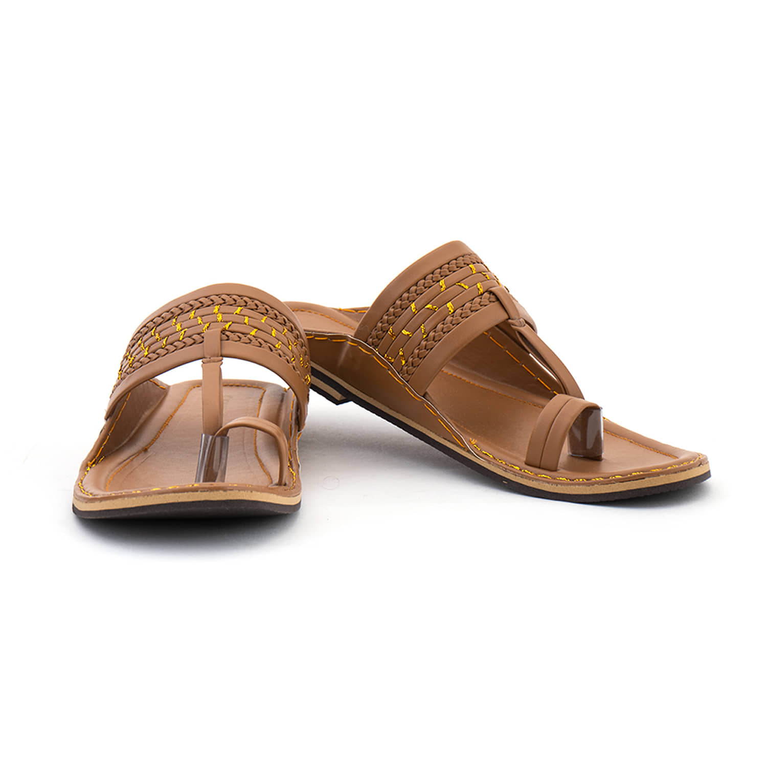KHADIM Brown Men's Kolhapuris - Ethnic Shoes | Buy online on ZillyBuy