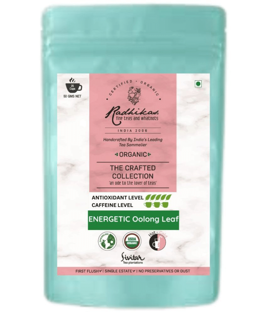     			RADHIKAS FINE TEAS AND WHATNOTS ENERGETIC Oolong Leaf Oolong Tea Oolong Tea Loose Leaf 50 gm