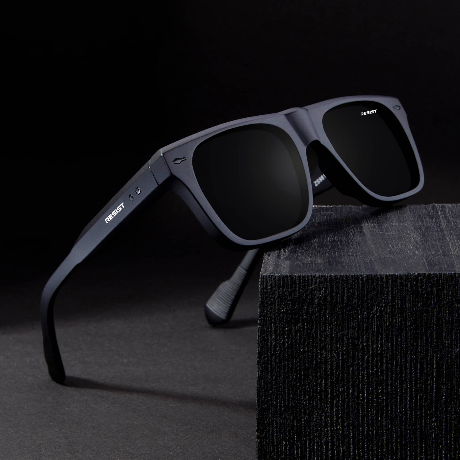 RESIST EYEWEAR Black Square Sunglasses ( Pack of 1 ) - Sunglasses | Buy online on ZillyBuy