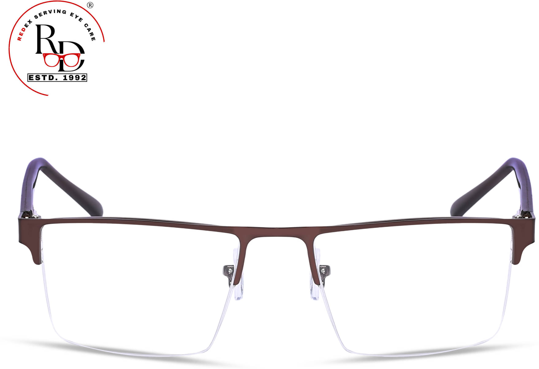 Redex Brown Rectangular Eyeglass Frame ( Pack of 1 ) Redex Brown Rectangular Eyeglass Frame ( Pack of 1 )