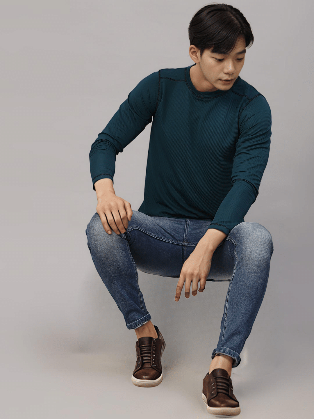     			Rigo Pack of 1 Polyester Slim Fit Men's T-Shirt ( Teal )