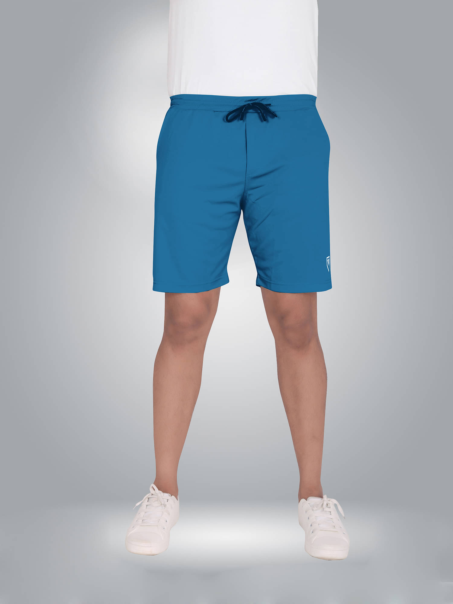     			Septem Blue Polyester Men's Shorts ( Pack of 1 )