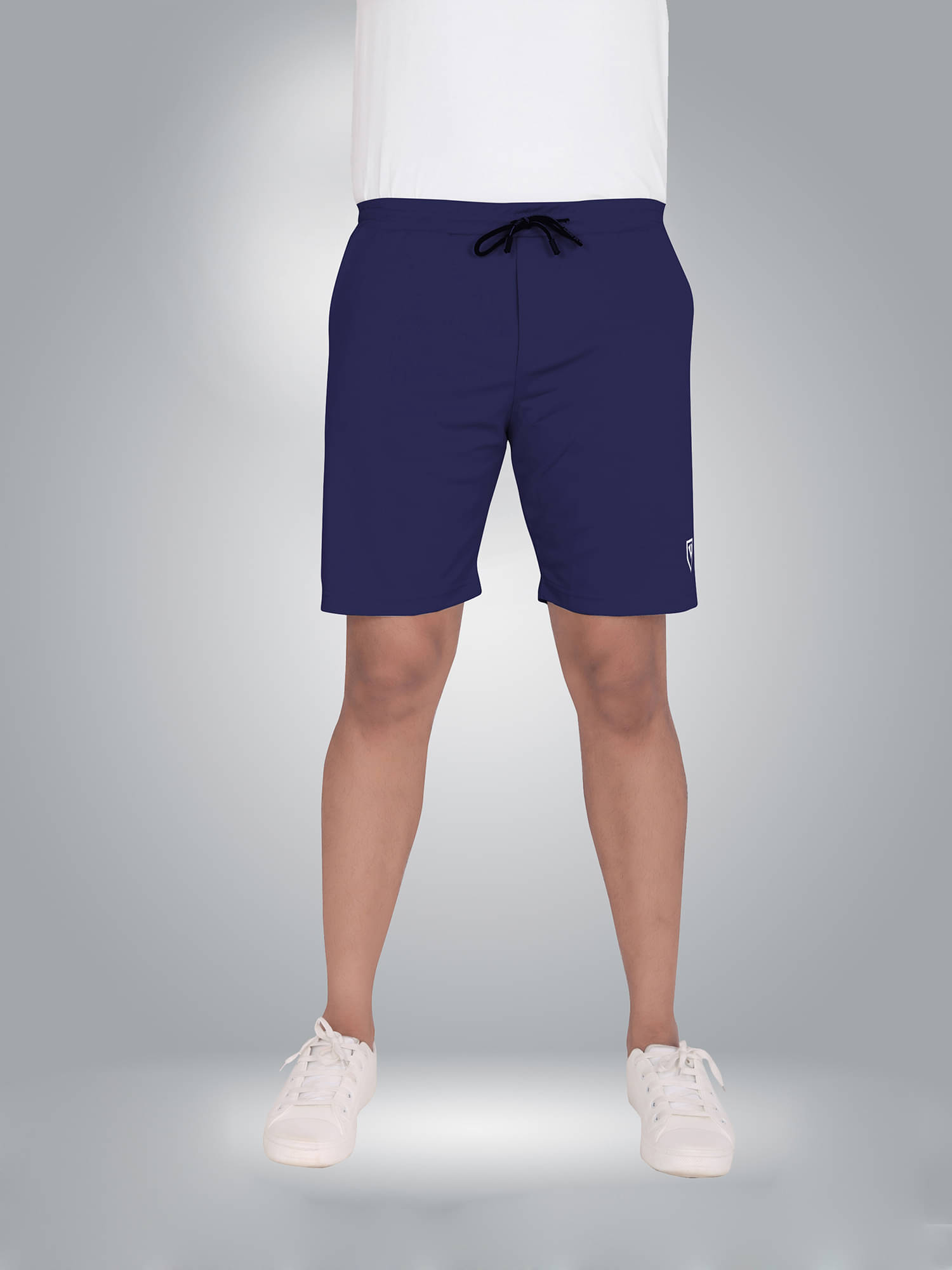     			Septem Navy Blue Polyester Men's Shorts ( Pack of 1 )