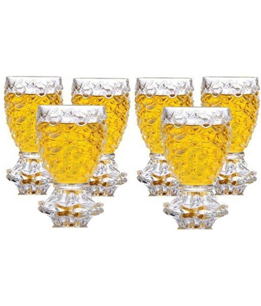     			Somil Drinking Glass Glass Glasses Set 30 ml ( Pack of 6 )