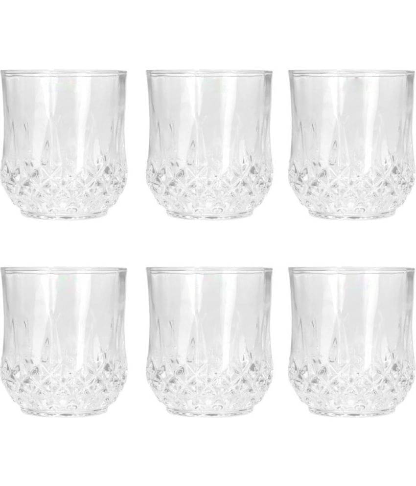     			Somil Drinking Glass Glass Glasses Set 200 ml ( Pack of 6 )