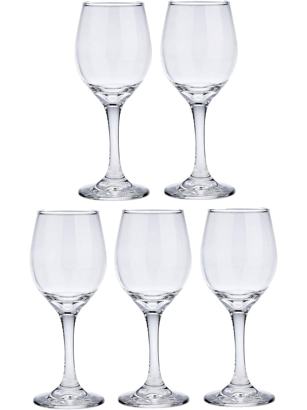     			Somil Drinking Glass Glass Glasses Set 250 ml ( Pack of 5 )