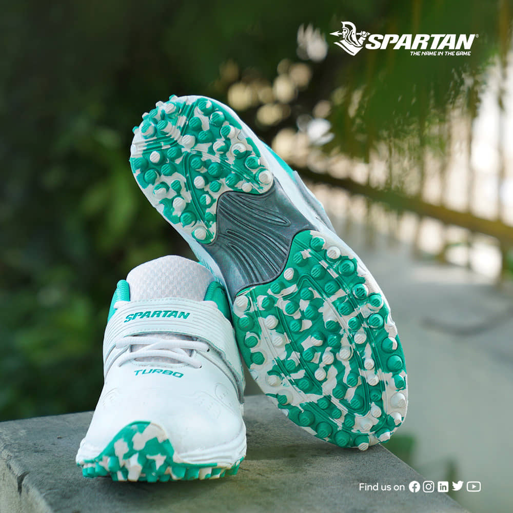 Spartan Spartan Turbo White Cricket Shoes - Sports Shoes | Buy online on ZillyBuy