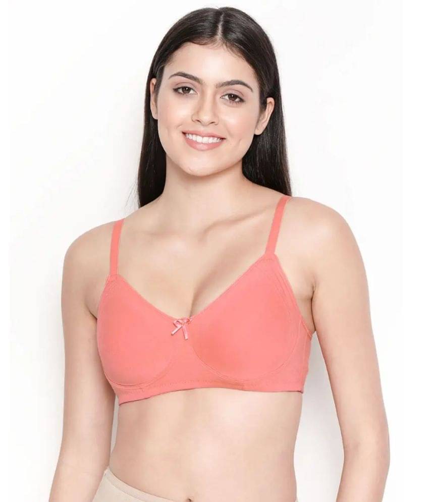     			Susie Pink Cotton Blend Non Padded Women's Everyday Bra ( Pack of 1 )