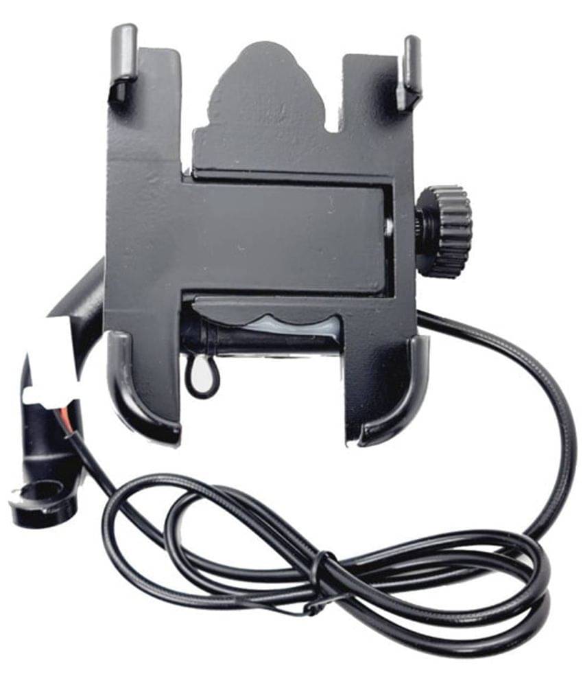 With USB CNC Mirror Fitting Mobile Holder With USB CNC Mirror Fitting Mobile Holder