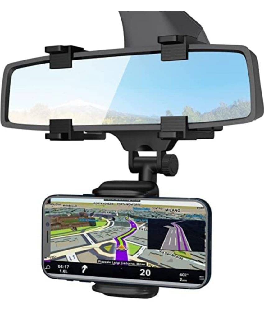 AUTOGROOMZ Windshield Only Double Clamp Car Mobile Holder - Black AUTOGROOMZ Windshield Only Double Clamp Car Mobile Holder - Black