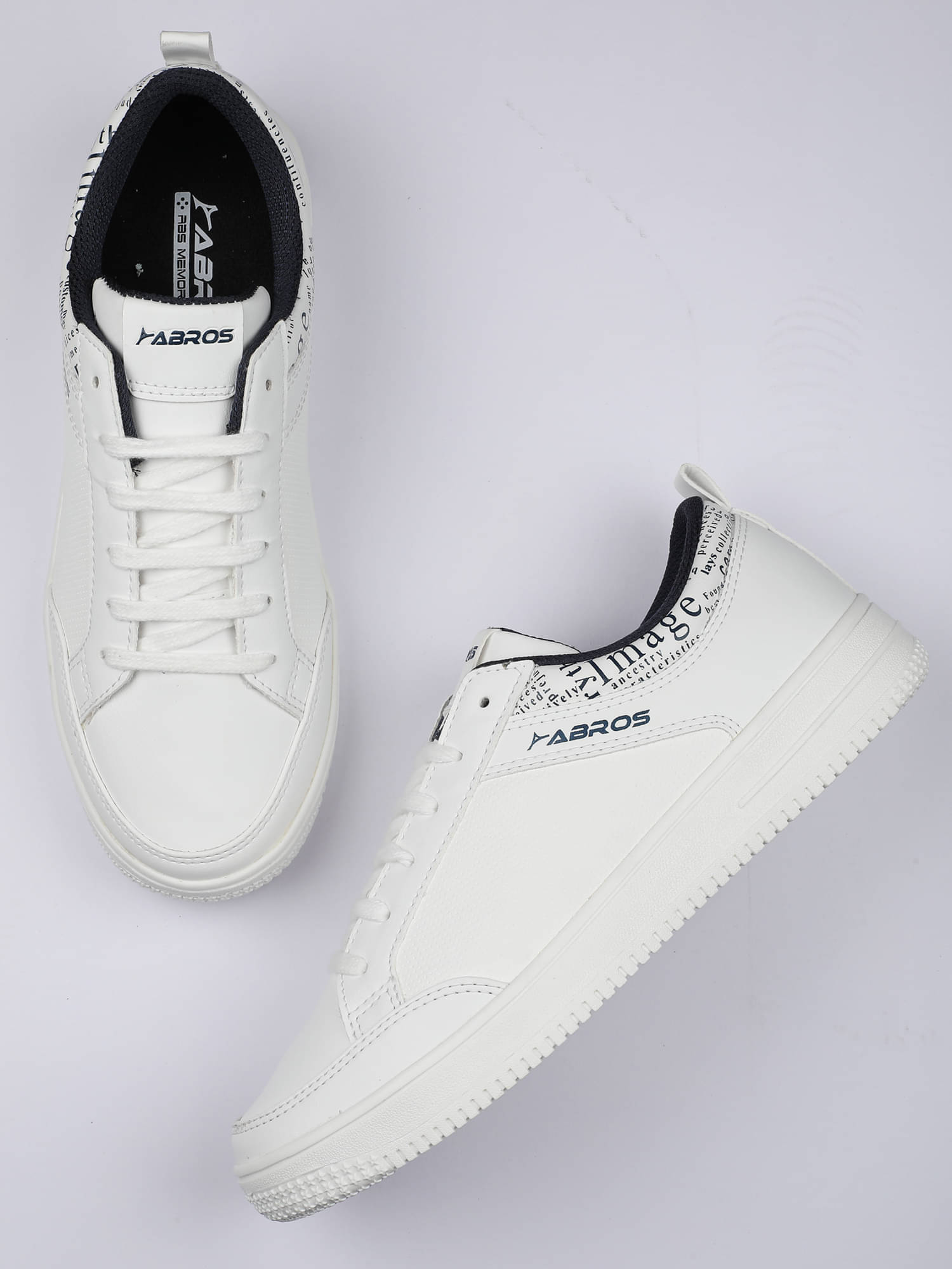 Abros ALGO8006 White Men's Lifestyle Shoes Abros ALGO8006 White Men's Lifestyle Shoes