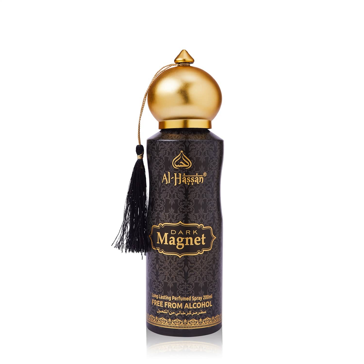 Al - Hassan Dark Magnet Perfumed Spray For Men & Women Long Lasting Body Spray 200 ml (Pack of 1)