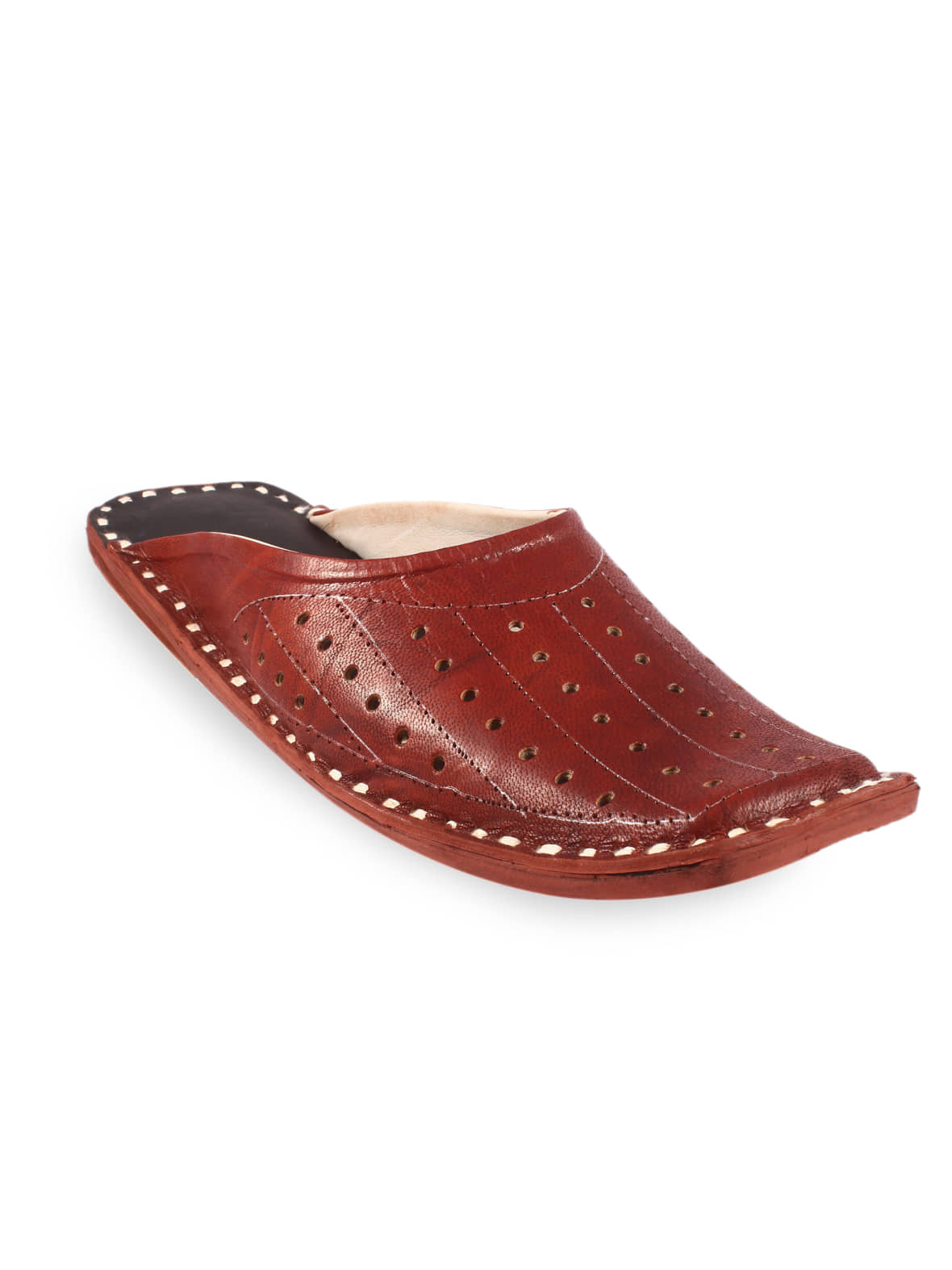 Anjaneya Creations Brown Men's Mule - Ethnic Shoes | Buy online on ZillyBuy